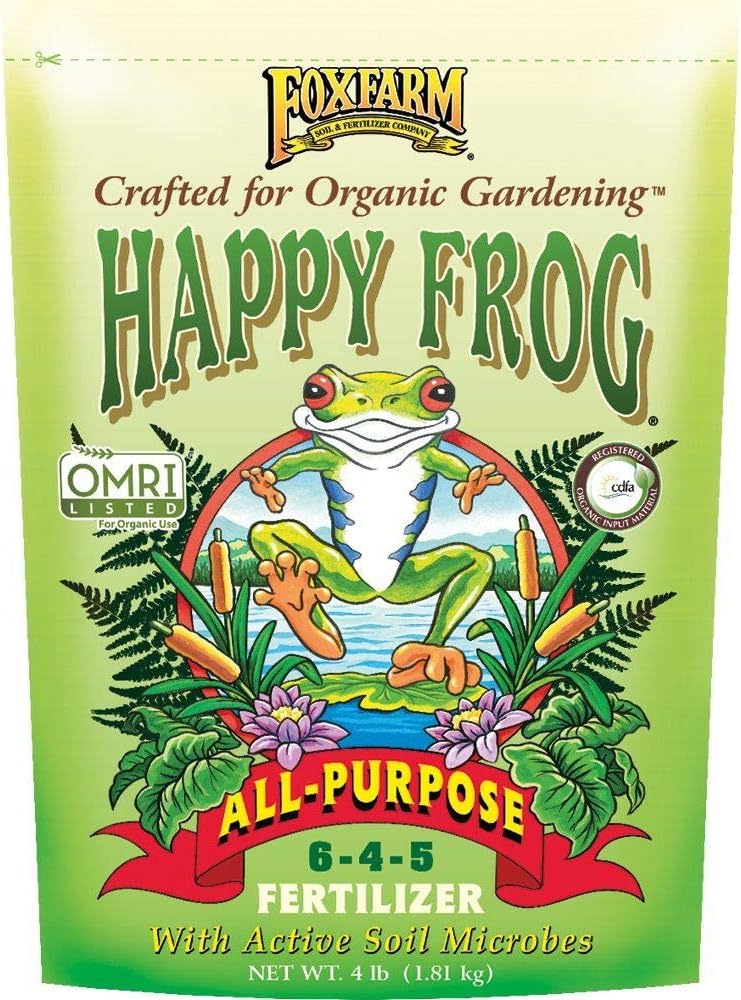 animal fertilizer for plants Fox Farm Happy Frog All-Purpose Fertilizer