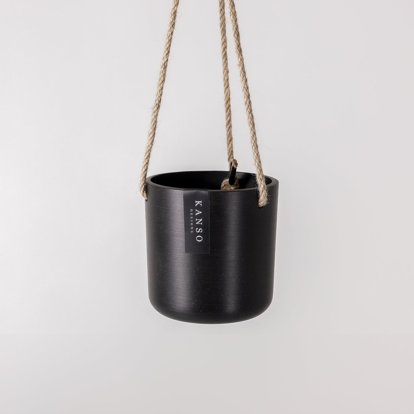 small black hanging planter Signature Stone Hanging Planter (4-7") – Chicago Plants