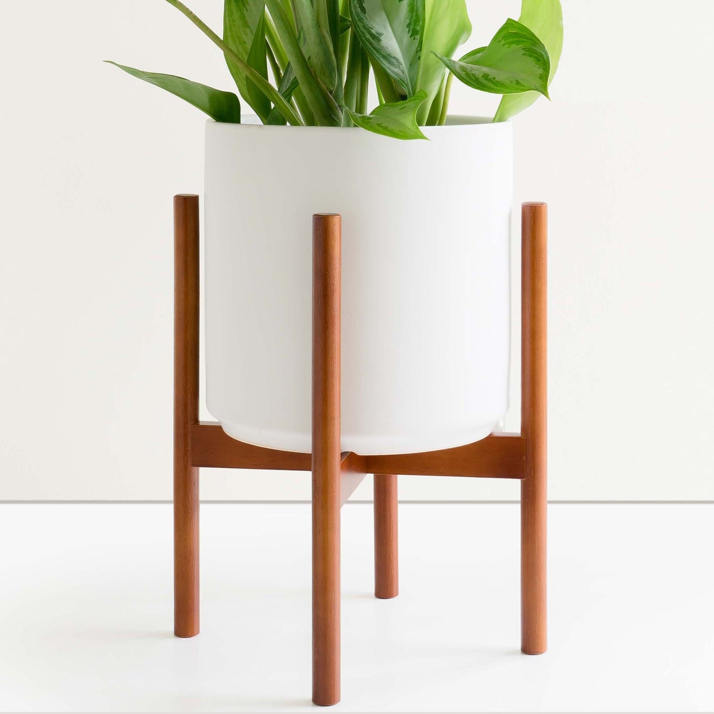 Wooden Stand for Ceramic Planter