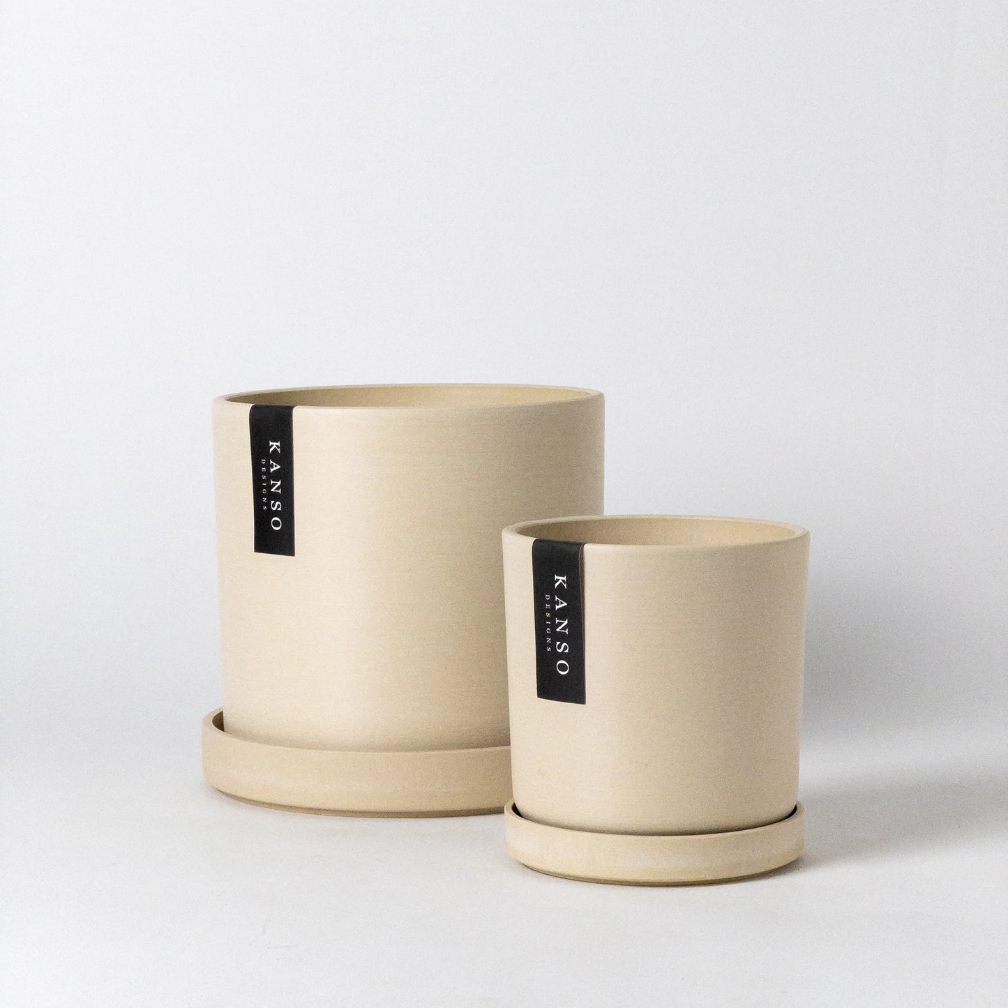 5 inch planter with saucer Earth Tone Planter & Saucer 4”